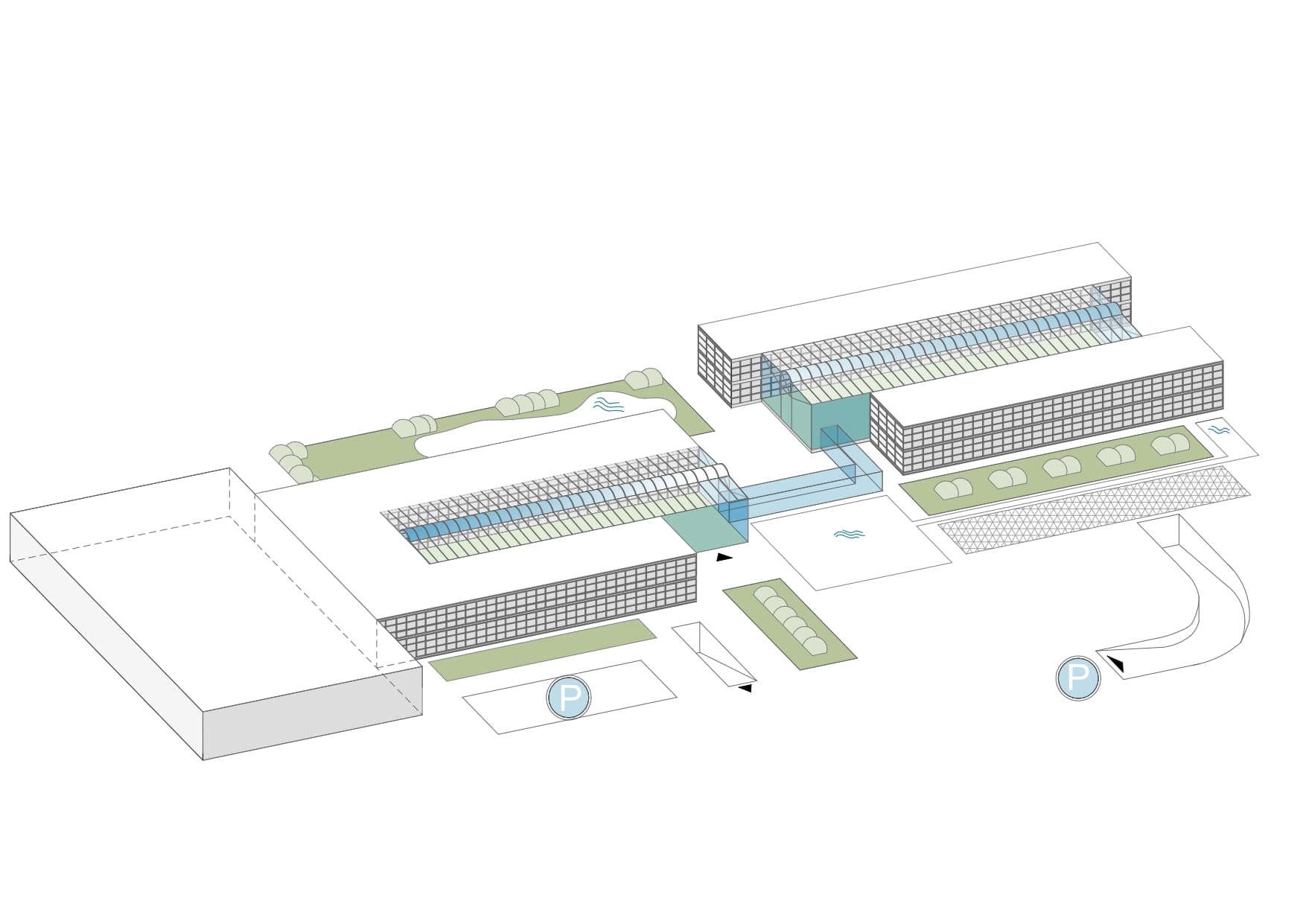 Plan axonométrique de base